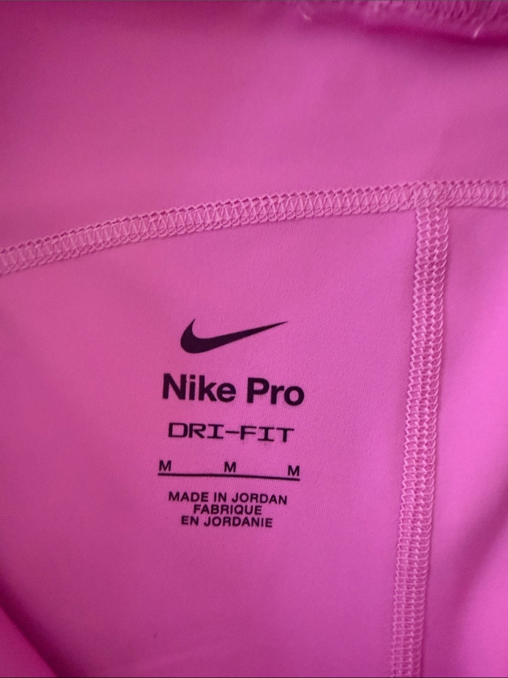 Nike Pink Pro Performance Bike Shorts - Picture 3 of 3